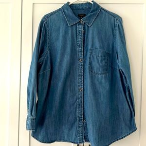 Talbots denim shirt size 2XP